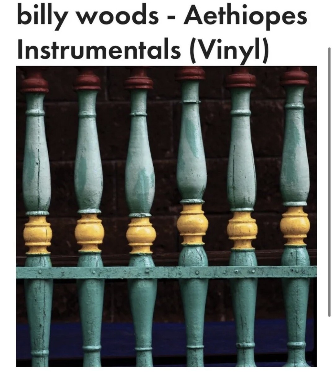 Aethiopes Woods Billy - – Vinyl billy | woods Limited Album