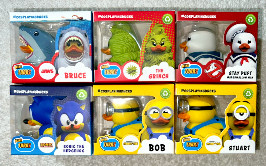 MINI TUBBZ 4点セット MINI TUBBZ SET OF 6 MINIONS / GHOSTBUSTERS / SONIC / JAWS / GRINCH