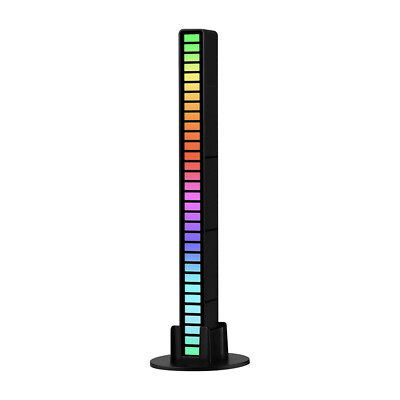 32.LED Sound Control Rhythm Light RGB Car Ambient Light Music Voice Activated BT
