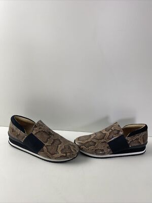 Bella Vita EZRA II Snake Print Faux Leather Slip On Fashion Sneakers Women's 8 N | eBay