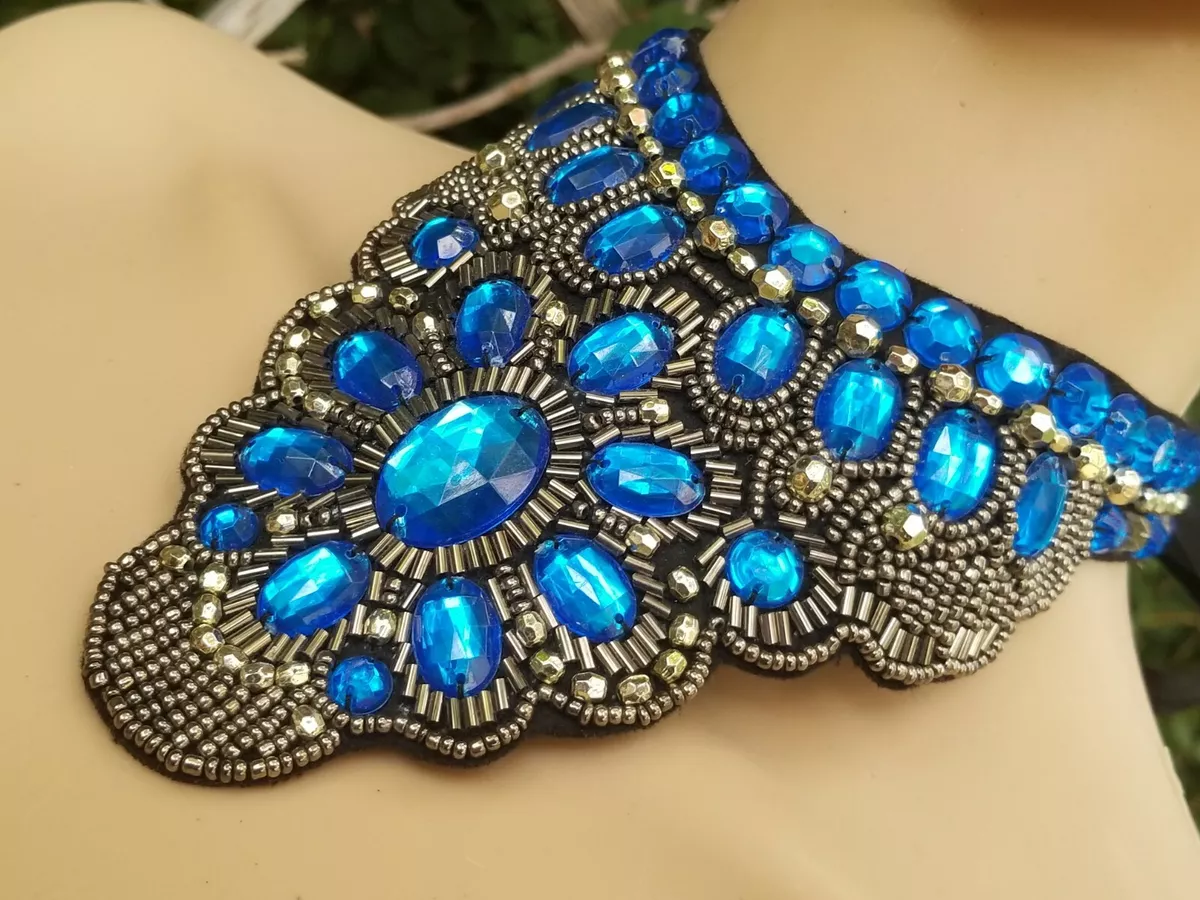 Bead embroidery necklace deals