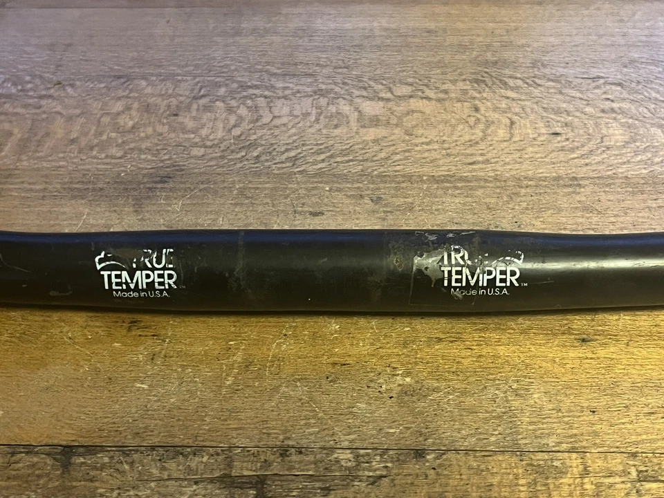 Manillar plano vintage Avenir True Temper 565 mm ancho 25,4 años 80 90 MTB Trek 830 Foto 2 de 4