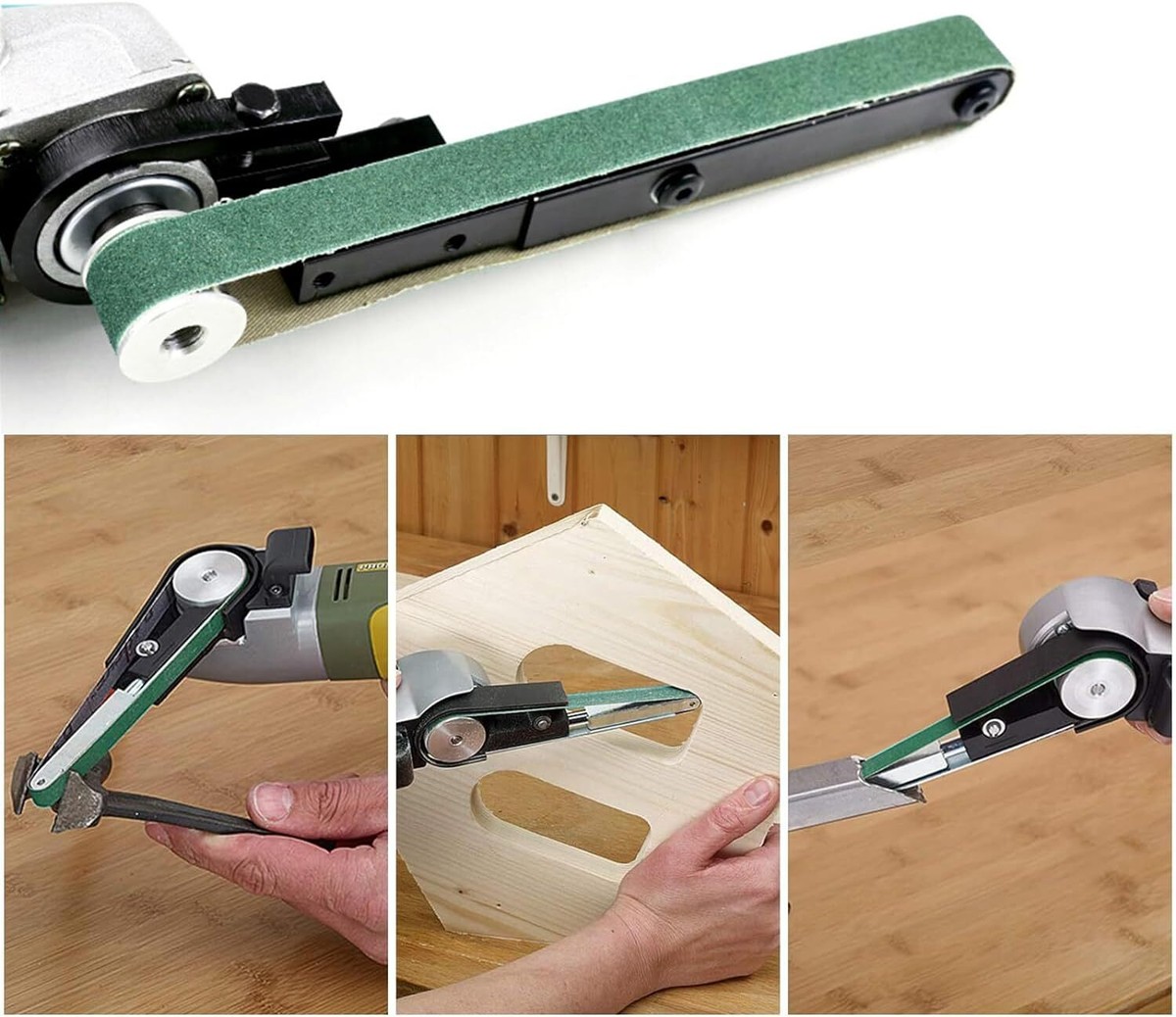 POWERTEC 6 In. X 48 In. 6 Each Of 36/100/120 Grits, Zirconia Sanding Belts Sander Sanding Belt Assortment 18 Pack 464801z P2n - Foto 8