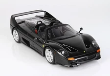 Ferrari F50 Spider Black/Black w/display case - 1/18 - BBR