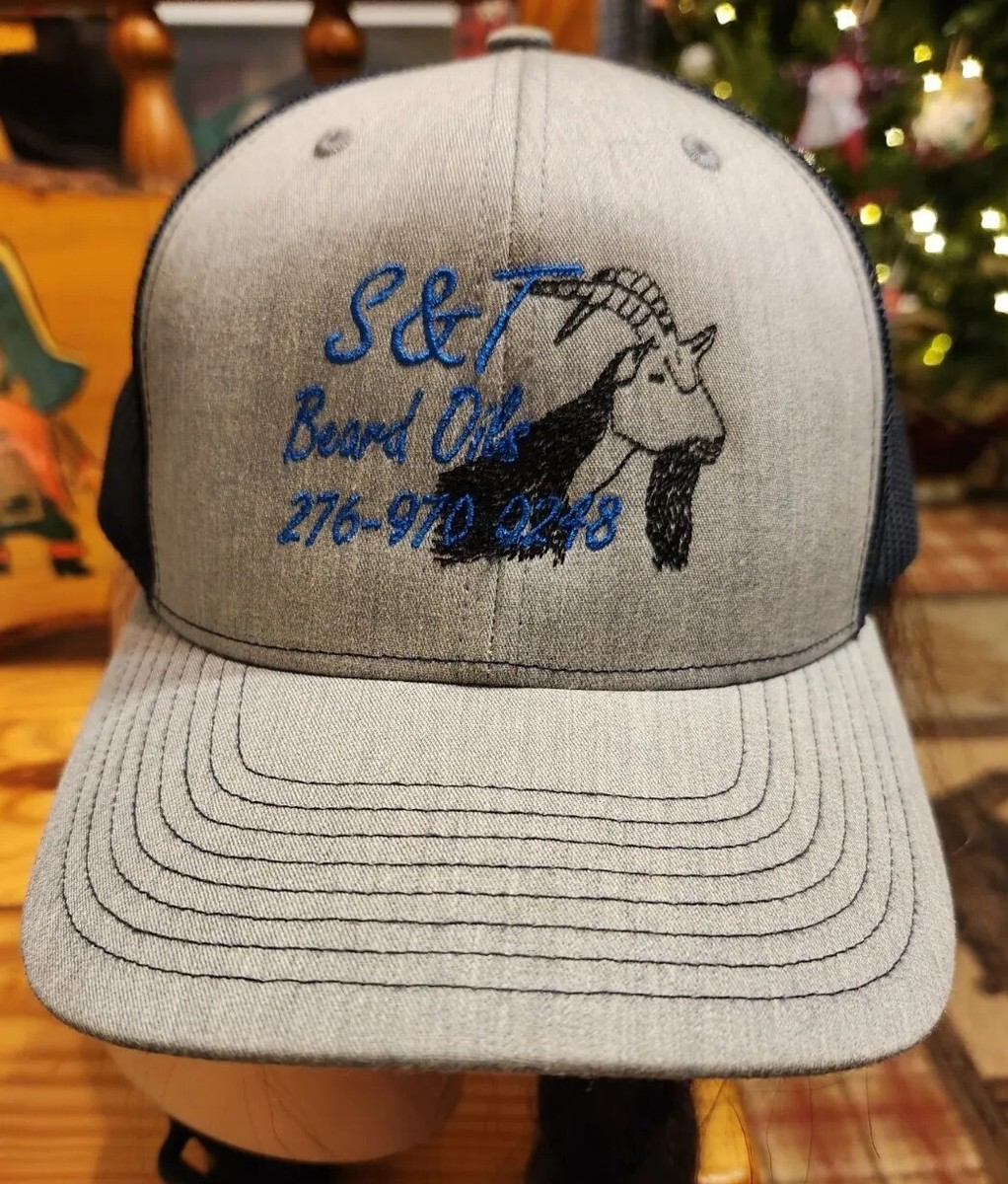 Vintage Snapback Trucker Hat *S&T Beard Oils * Mesh Back