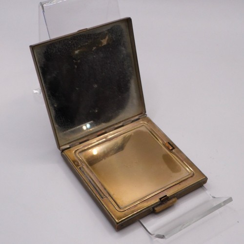 Volupte USA Vintage Goldtone Quadrato Polvere/Specchio Compatto - Foto 10 di 11