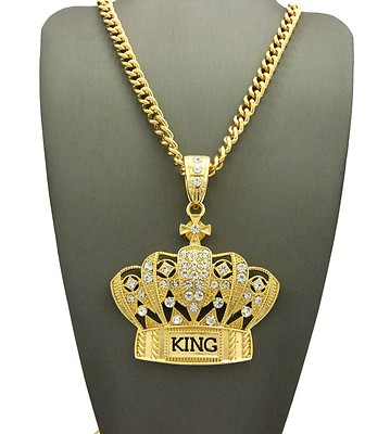 NEW KING CROWN PENDANT & 36