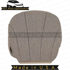 1999-2002 For Chevy Silverado WT Cloth Driver Bottom Seat Cover Med. Neutral Tan