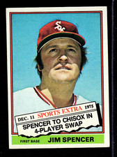 1976 Topps Traded #83T Jim Spencer Chicago White Sox Baseball Card EX/MT