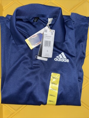Adidas Men s Designed 2 Move 3-Stripes Polo Shirt, Dark Blue/White, Size S(B37)