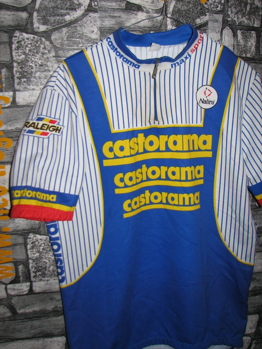 Maillot Cyclisme Nalini Vintage Vraiment Cool - Taille M - Idéal Pour Vélo Route Ou Urbain - Motif Coloré Et Style Rétro