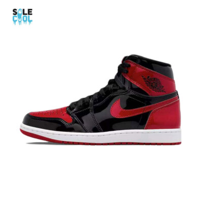 Air Jordan 1Retro High Patent leather Bred mens and womens 575441