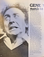 1977 Actor Gene Wilder illustrated