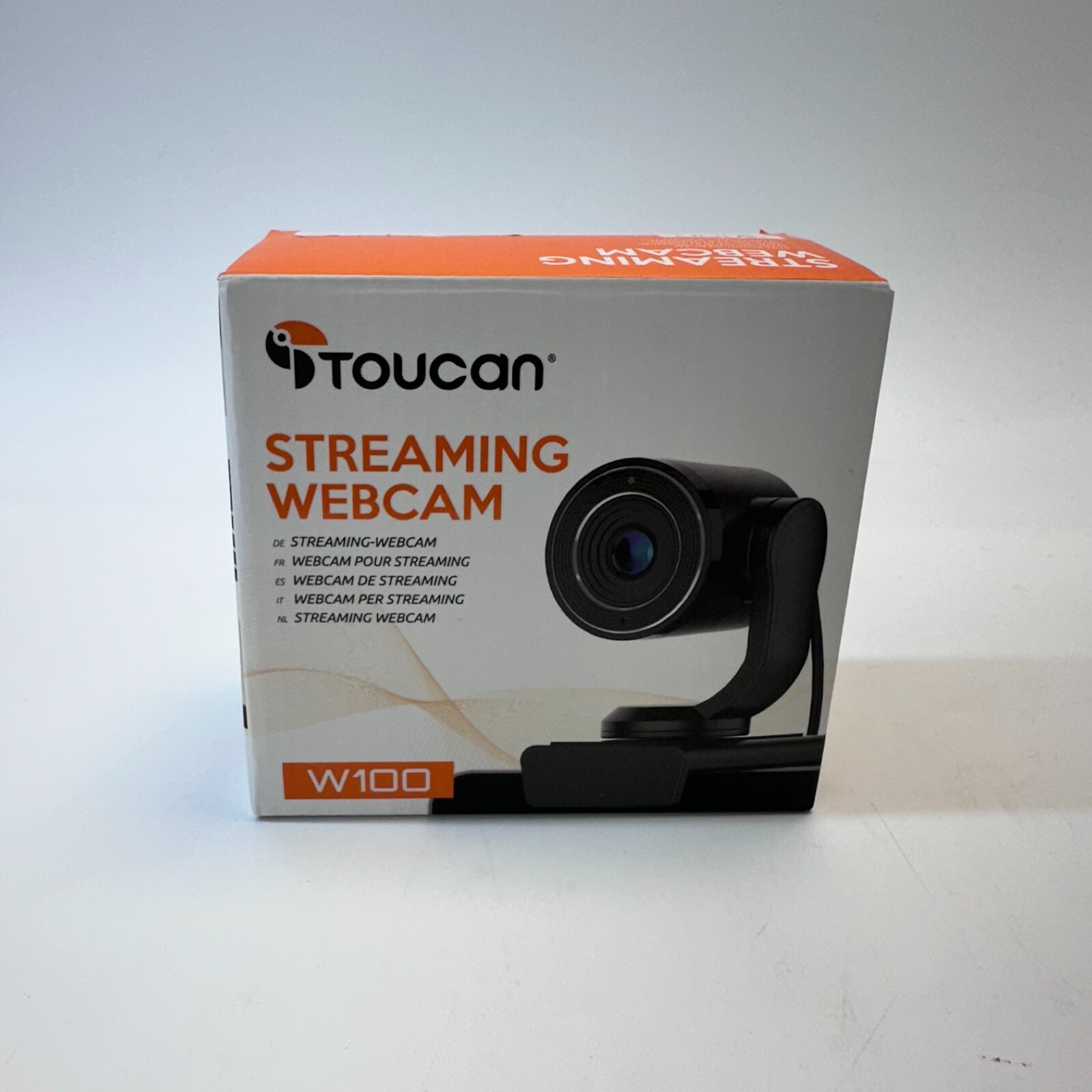 TOUCAN Streaming HD Webcam with 1080P 60FPS Complete w Accessories & Box [0B]