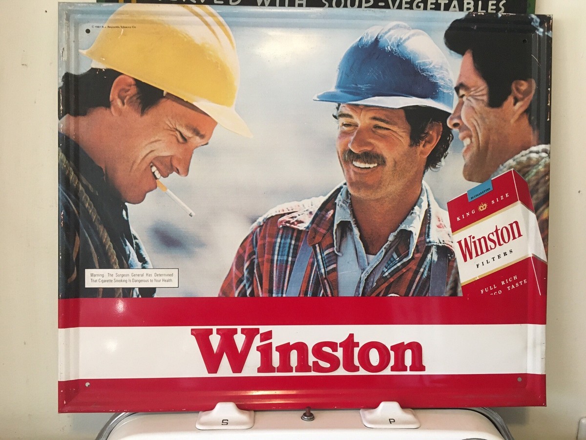 Winston（ウィンストン）BOLD CHOICE アメリカコンビニ広告サイン