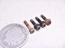 88 KAWASAKI KAF450 CARBURETOR SLIDE THROTTLE VALVE DIAPHRAGM CAP MOUNT SCREWS #1