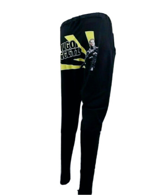 Un/Branded Hose Inglorius Bastard Print Black Cotton Ribster Pullover Gr. Un