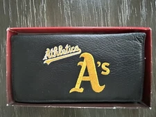 Oakland A’s Leather Checkbook Cover NEW