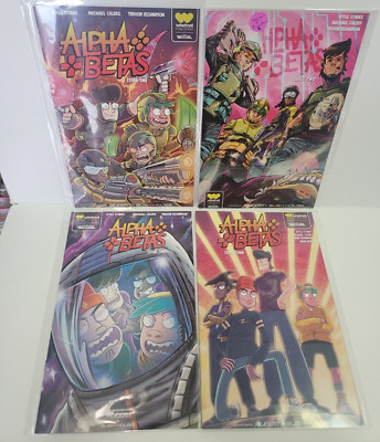 ALPHA BETAS 1A 2B 3A 4A Cover Set WHATNOT PUBLISHING 2022 Kyle Starks