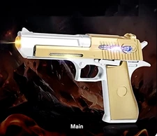 Desert Eagle Toy Pistol Special Pistol Toy w/ Flashing Lights & Sound Durable