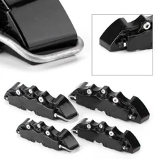 4pcs Car Disc Brake Caliper Covers Kit Wheels Front Rear Accessories Universal