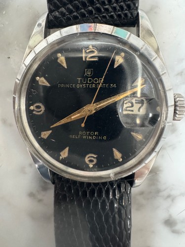 1950's Tudor Oyster Prince Oyster Date 34 Ref 7944 cal 395 