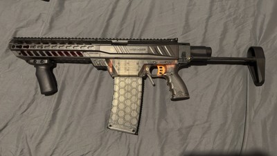 Worker Mod Prophecy MCX Kit Full Dart Kit Black With Stock, Grip, And Magazine