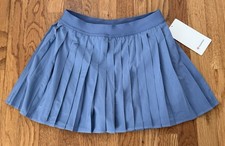 NWT WOMEN'S Lululemon High-Rise Pleated Tennis Skirt Skort Oasis Blue  SIZE 6