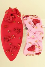 Valentine Theme Top Knot Headband - Diona J