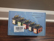 H17 Emergency Weather Radio w/Light And Power Bank: NEW FREE SHIPPING 