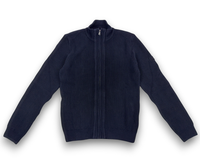 Joop Jeans Herren Strickjacke Hajaoros Gr. M Navy Blau Pullover Zipper