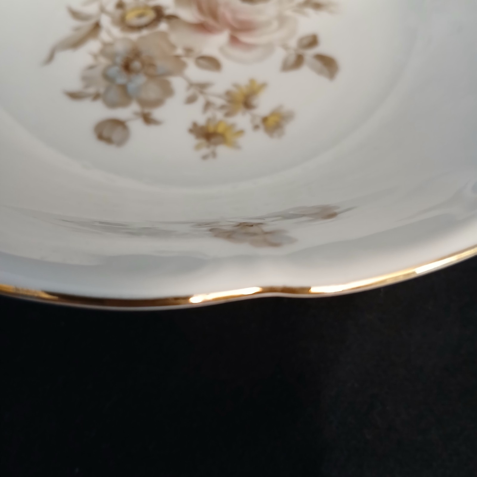 Winterling Empress Maria Theresia Serving Vegetable Bowl Gold Trim Germany MCM