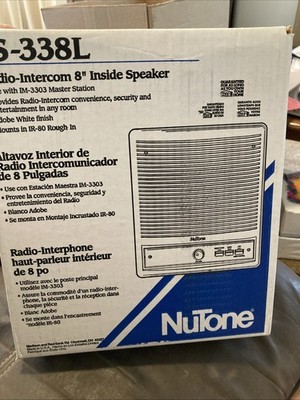 New Biscuit Nutone IS-338L Indoor 8'' Intercom Speaker ISA338 for IM3303 IMA3303