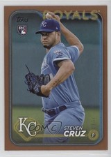 2024 Topps Series 2 Gold 1833/2024 Steven Cruz #360 10u3