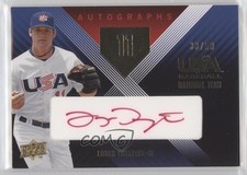 2008 USA Baseball National Teams Team Red Ink /50 Logan Forsythe #LFE-6 Auto 0f6