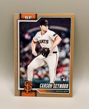 2026 Topps Series 1 - Carson Seymour #112 Gold Border /2026