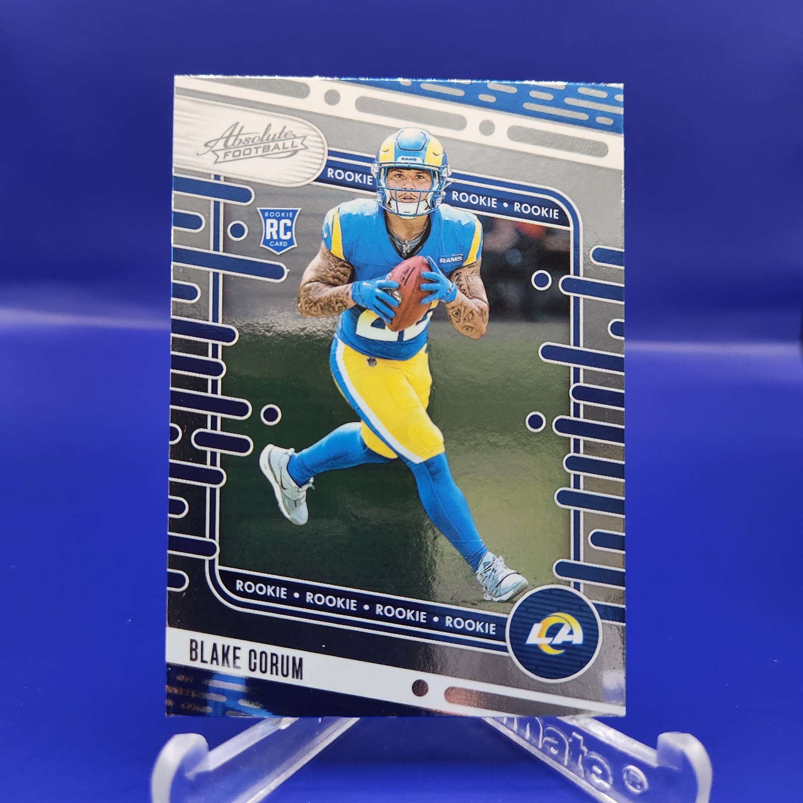 2024 Panini Absolute Blake Corum #168 Los Angeles Rams RC
