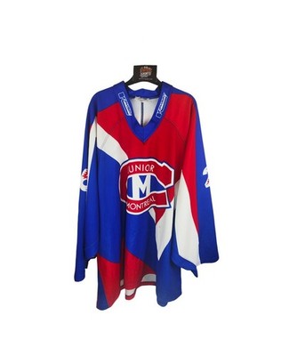 Matchworn Montreal Canadiens Junior Eishockey NHL Trikot 1990er Keybec Kanada