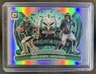 2025 Panini Donruss Optic Jalen Hurts Nick Foles Downtown Duos SSP #12 Eagles