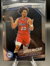 Panini 2024-25 Prizm Black Jared McCain Rookie Card #80 Philadelphia 76ers