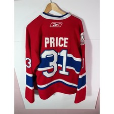 Montreal Canadiens Carey Price Reebok Authentic Jersey Red 48 Centennial Patch