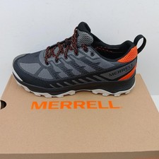 Image of Merrell Speed Eco Mens Waterproof Hiking Shoes Charcoal Orange UK 7 EU 41 NEW