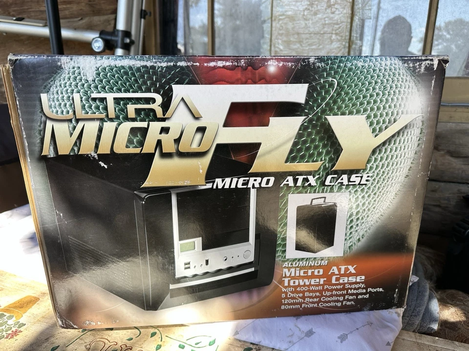 Ultra Micro Fly aluminum Micro ATX computer case mATX  - Image 2 of 4