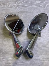 Vintage Pair 2 Retro Styled Original Ford Chrome Round Rear View Mirror Vintage Pair 2 Retro Styled Original Ford Chrome Round Rear View Mirror