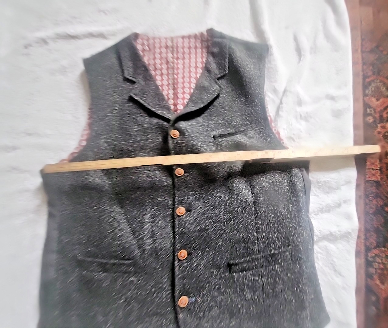 Gibson London Vintage Grey Mens Waistcoat - Chest 42 " Excellent Condition image 10