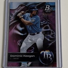 Dominic Keegan 2023 Bowman Platinum Pink Parallel Prospect /199 #TOP-63 TB Rays