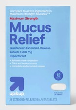 Mucus Relief Max Strength guaifenesin 1200 mg , 28 ct