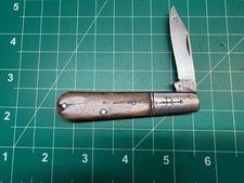 Vintage Russell Barlow Pocket Knife 1 Blade