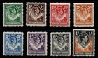 Northern Rhodesia G6 1938 part short set of 8 to 1s sg25/40  incl sg31 MH.