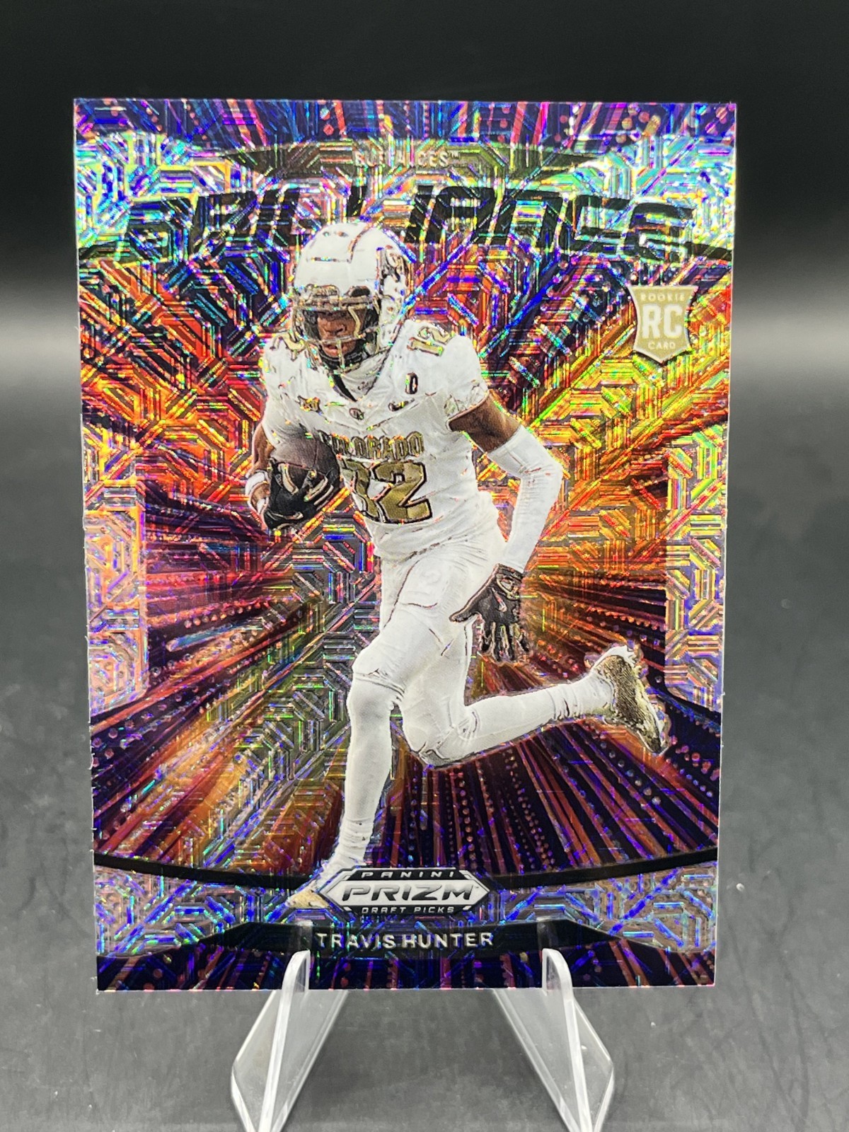 2025 Panini Prizm Draft Picks Travis Hunter Brilliance Mojo /25 Colorado/Jaguars